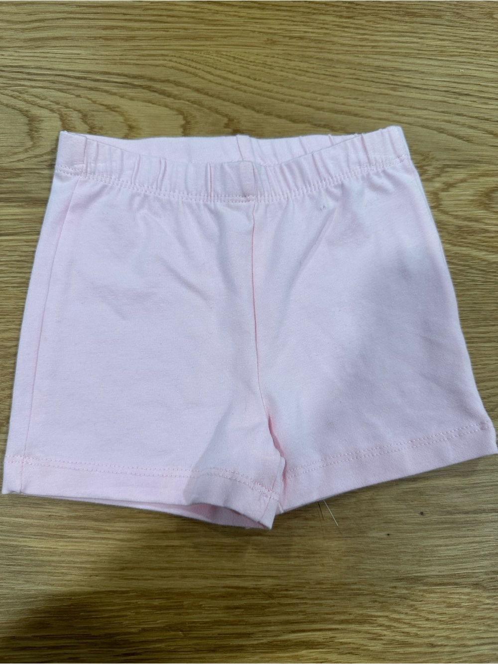 kids Light Pink Cotton Shorts